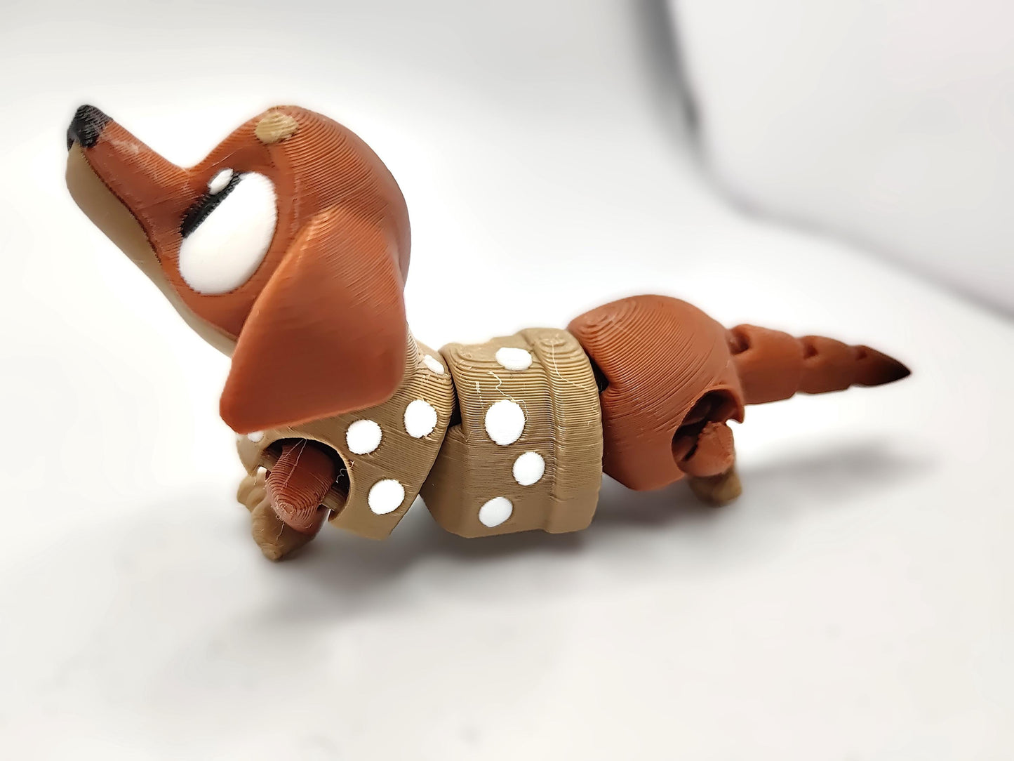 Articulated Dog Fidget Dachshund Golden Retriever Shiba Inu Yorkshire Terrier Corgi Beagle ā Flexible 3D Printed Dogs ā Sensory Desk Pet