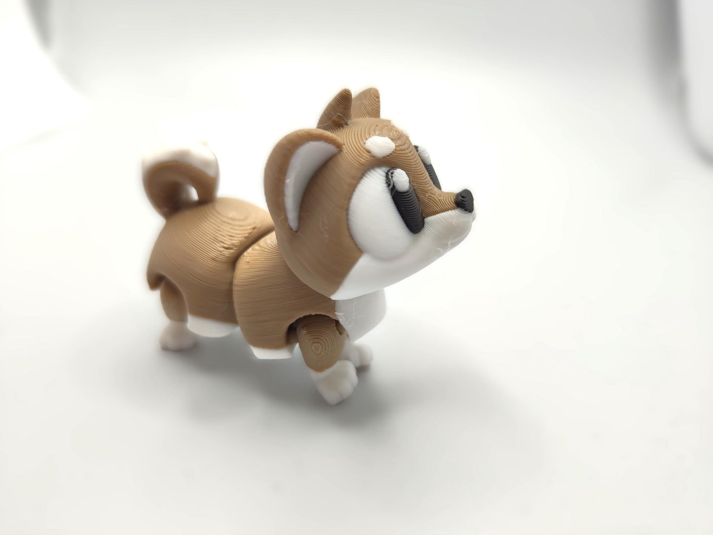 Articulated Dog Fidget Dachshund Golden Retriever Shiba Inu Yorkshire Terrier Corgi Beagle ā Flexible 3D Printed Dogs ā Sensory Desk Pet