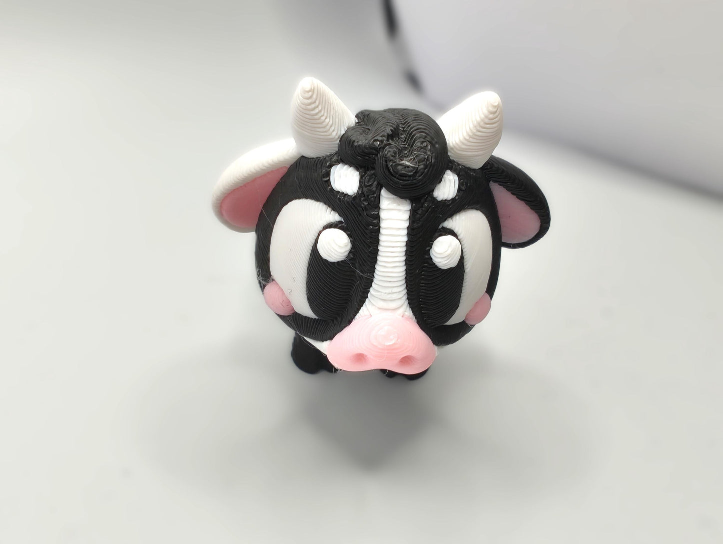 Articulated Cow Fidget Model ā Flexible 3D Printed Cow - Pocket Animal ā Sensory Desk Pet