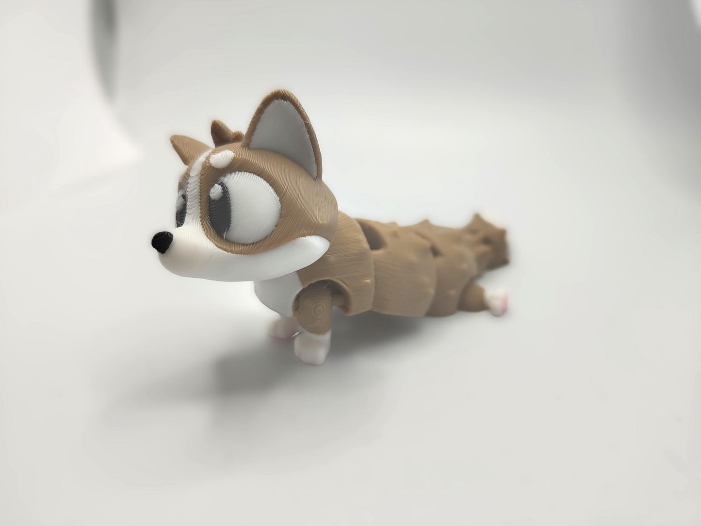 Articulated Dog Fidget Dachshund Golden Retriever Shiba Inu Yorkshire Terrier Corgi Beagle ā Flexible 3D Printed Dogs ā Sensory Desk Pet