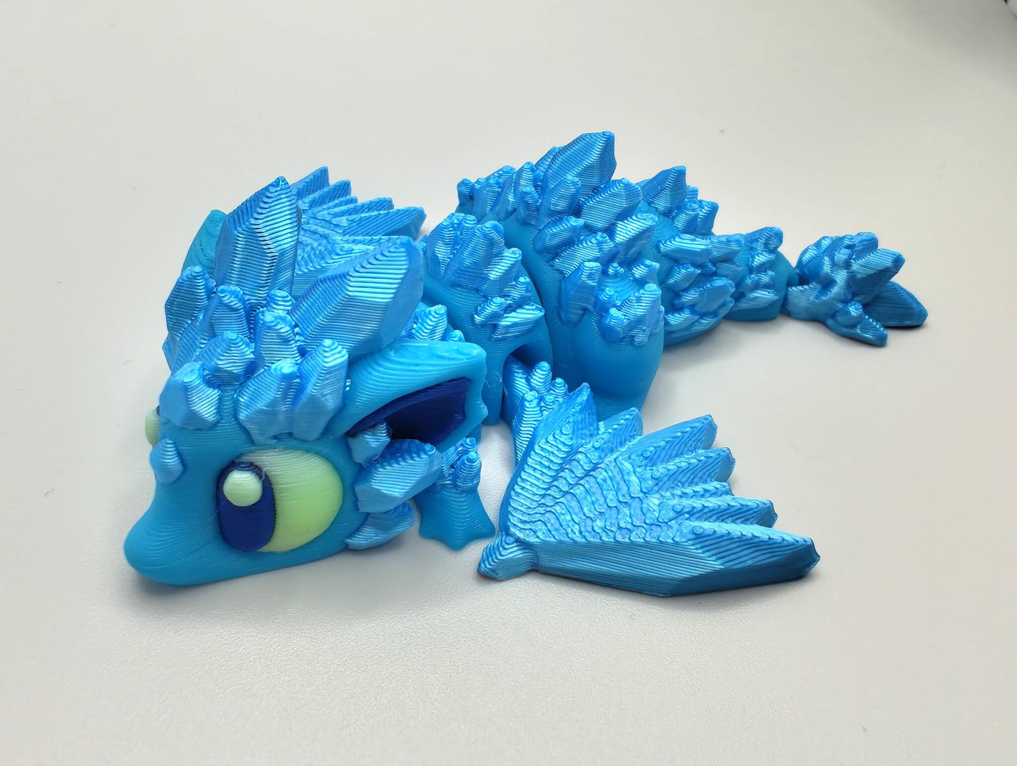 Articulated Dragon Fidget Collectable - Pocket Animal Desk Pet - Butterfly, Lava, Ice Cream, Sakura, Crystal, Dragonfruit, Celestial