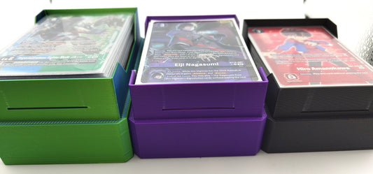 V-Pet Deck Box DTCG 3D Printed - Fits up to 55 cards - Customisable Personalised