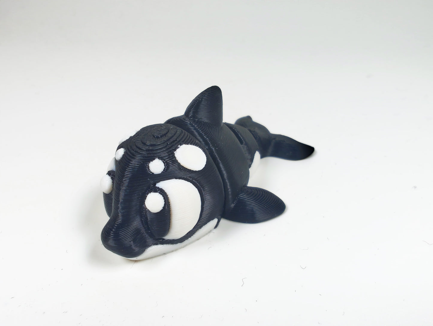 Articulated Killer Whale Orca Fidget Model β Flexible 3D Printed Orca Pocket Animal β Sensory Desk Pet