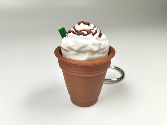 Chocolate Frappe Café Clicker – 3D Printed Frappe Coffee Fidget Toy