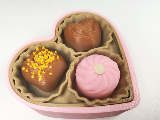 Chocolate Crush Triple Chocolate Clicker – 3D Printed Chocolate Box Fidget Toy