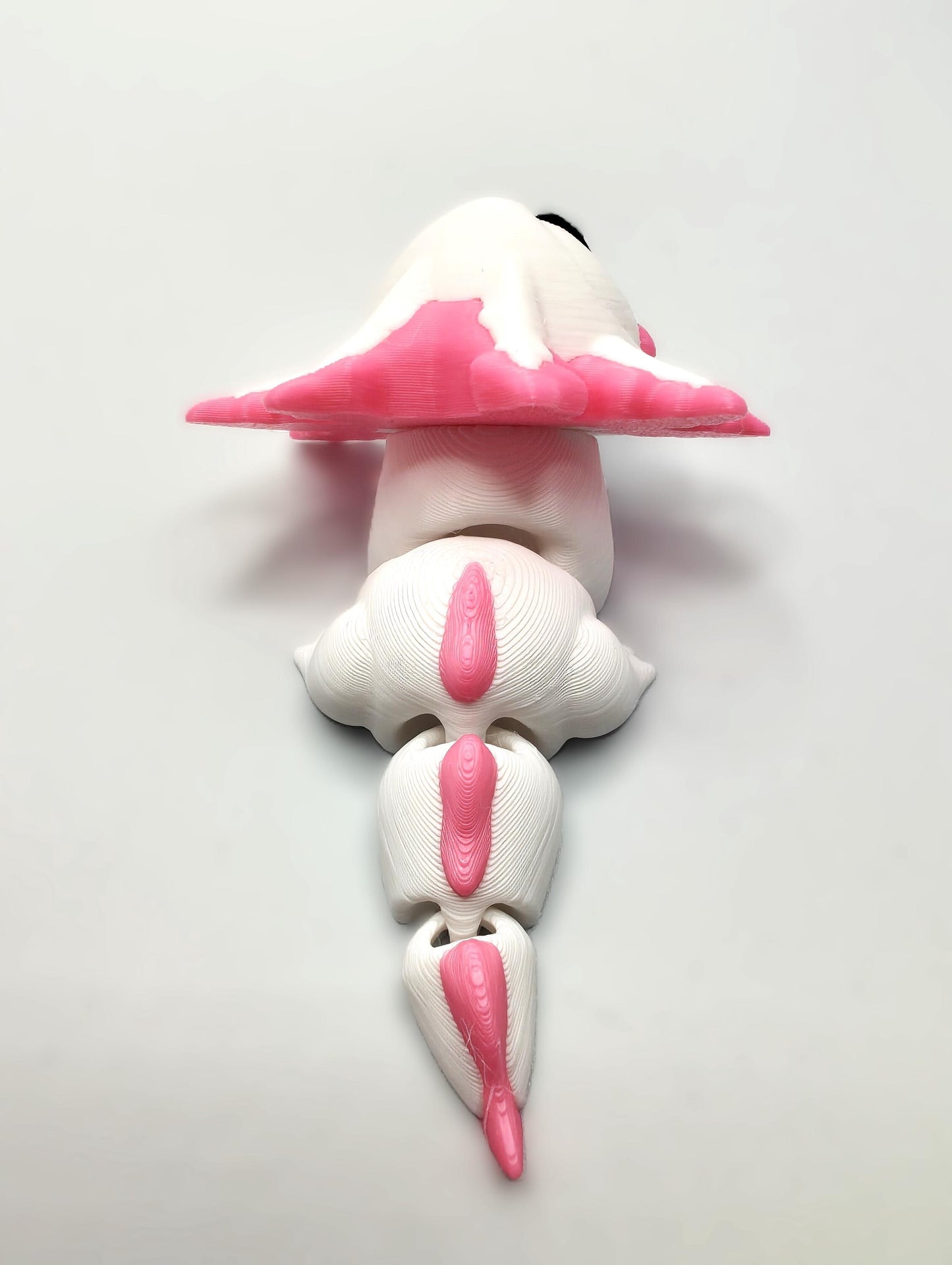 Articulated Axolotl Fidget Model β Flexible 3D Printed Axolotl - Pocket Animal β Sensory Desk Pet