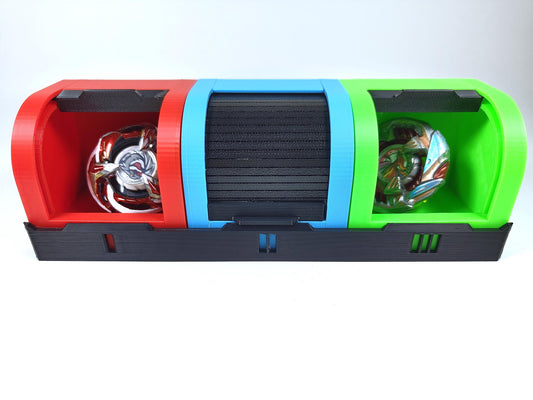 Blade Hangar BBX Deck Box 3D Printed - Individual modular boxes or docking set - Dock up to 3 Blades/Boxes, Docking Station Tournament Deck