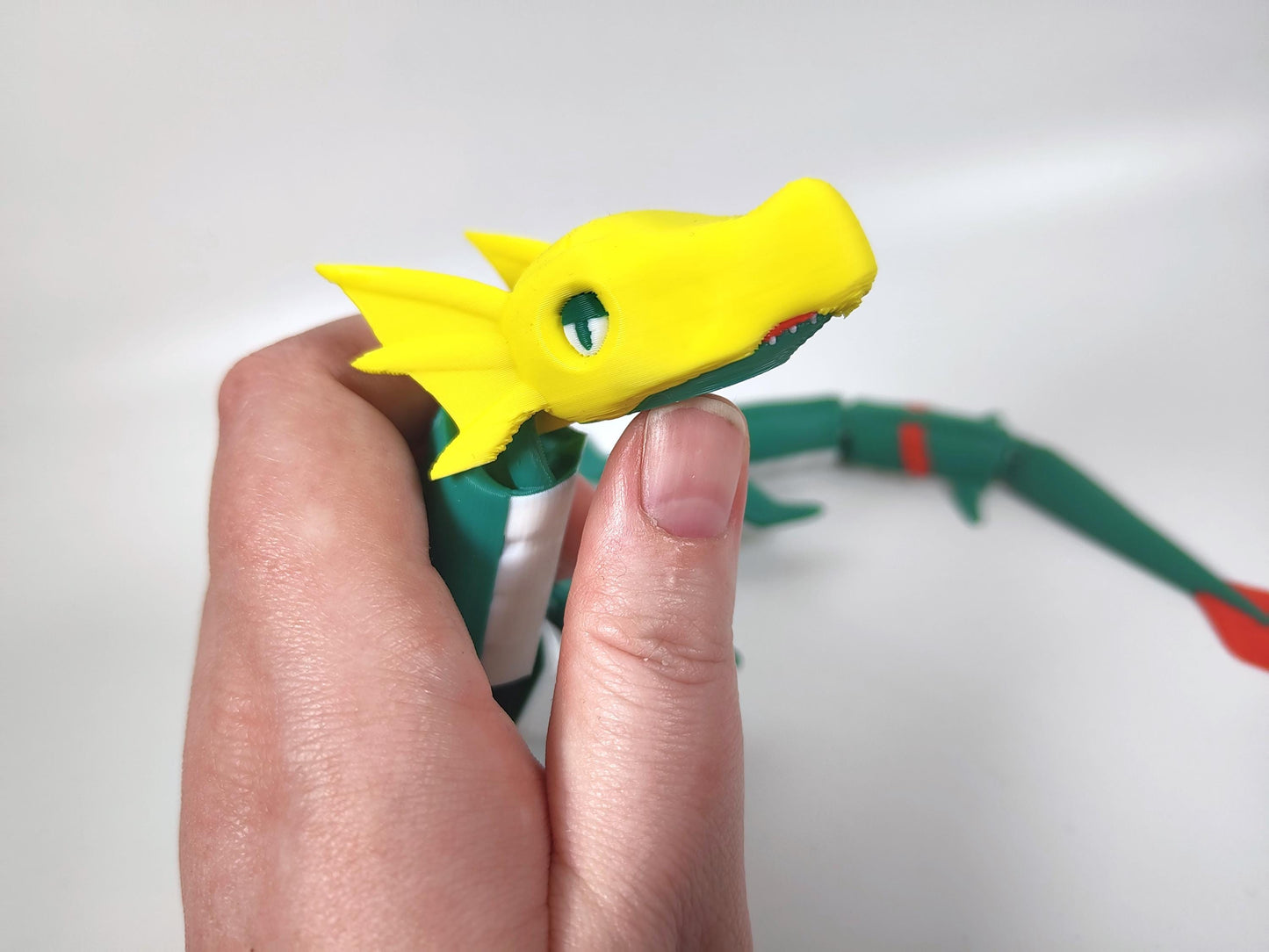 Articulated Sea Dragon β 3D Printed Sea Serpent Fidget 3D Printed Sea Dragon Digital Monster - Ocean Dragon Fidget Exclusive original item