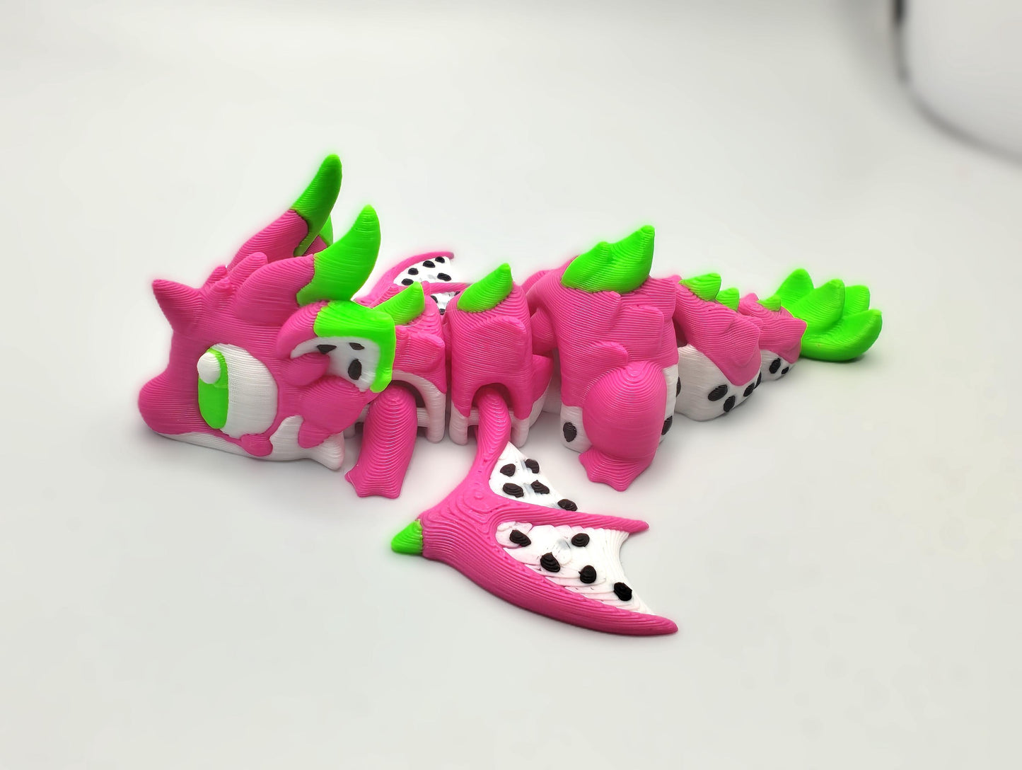 Articulated Dragon Fidget Collectable - Pocket Animal Desk Pet - Butterfly, Lava, Ice Cream, Sakura, Crystal, Dragonfruit, Celestial