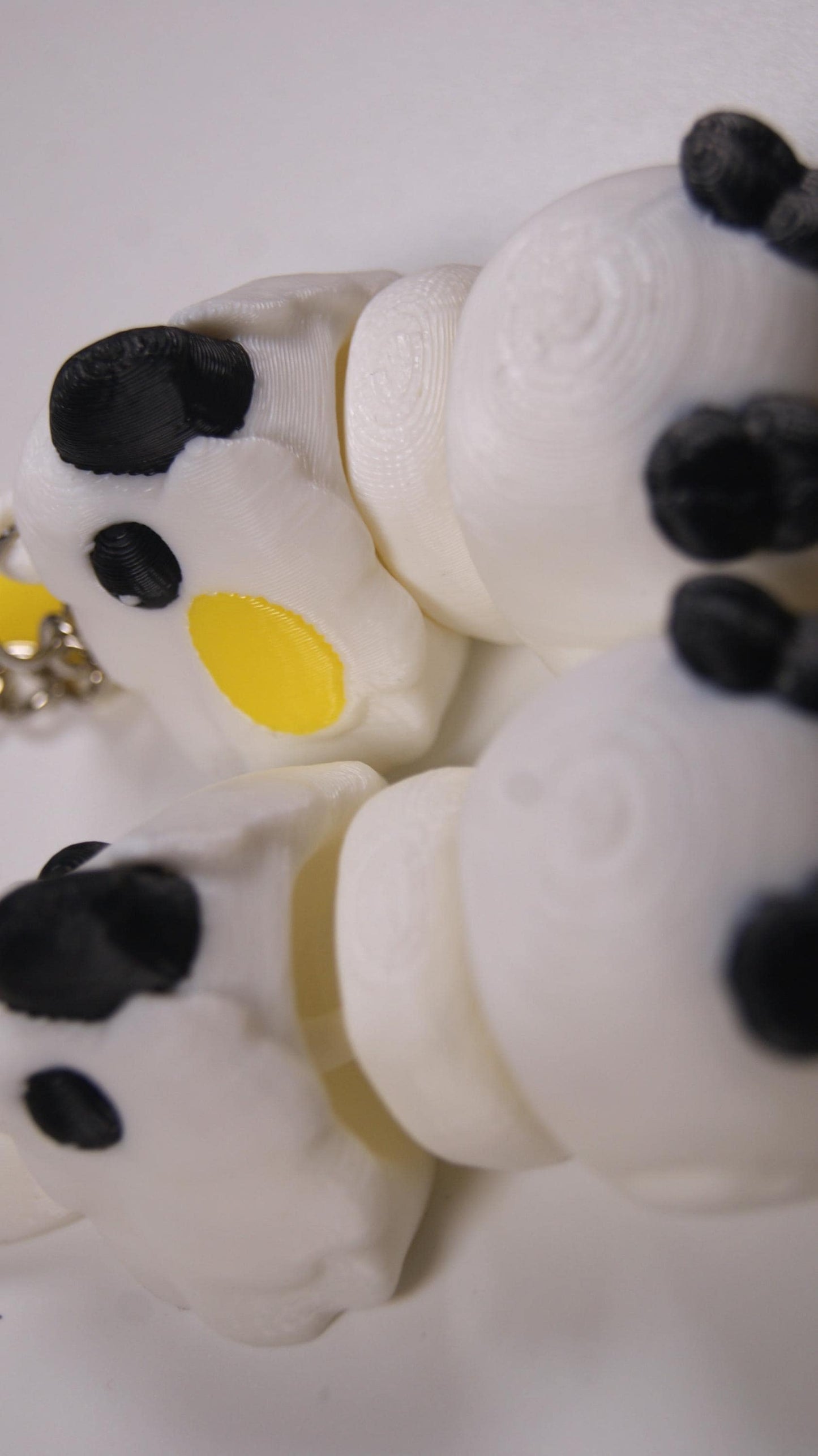 Articulated Cockatoo Keychain 3D Printed Parrot Key Ring - 3D Printed Cockatoo Keyring - Bird Fob - Bird Fidget - Choose from 2 variants