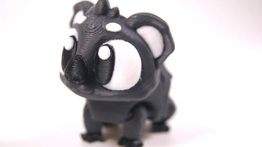 Articulated Koala Fidget Model – Flexible 3D Printed Koala Pocket Animal – Sensory Desk Pet