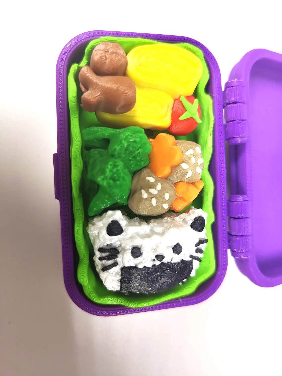 Bento Box Triple Clicker – 3D Printed Bento Box Fidget Toy 3D Printed Clicker Bento Fidget Gift - The Clicky Café