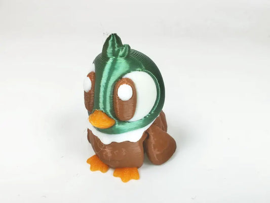 Articulated Duck Fidget Model – Flexible 3D Printed Mallard Duck