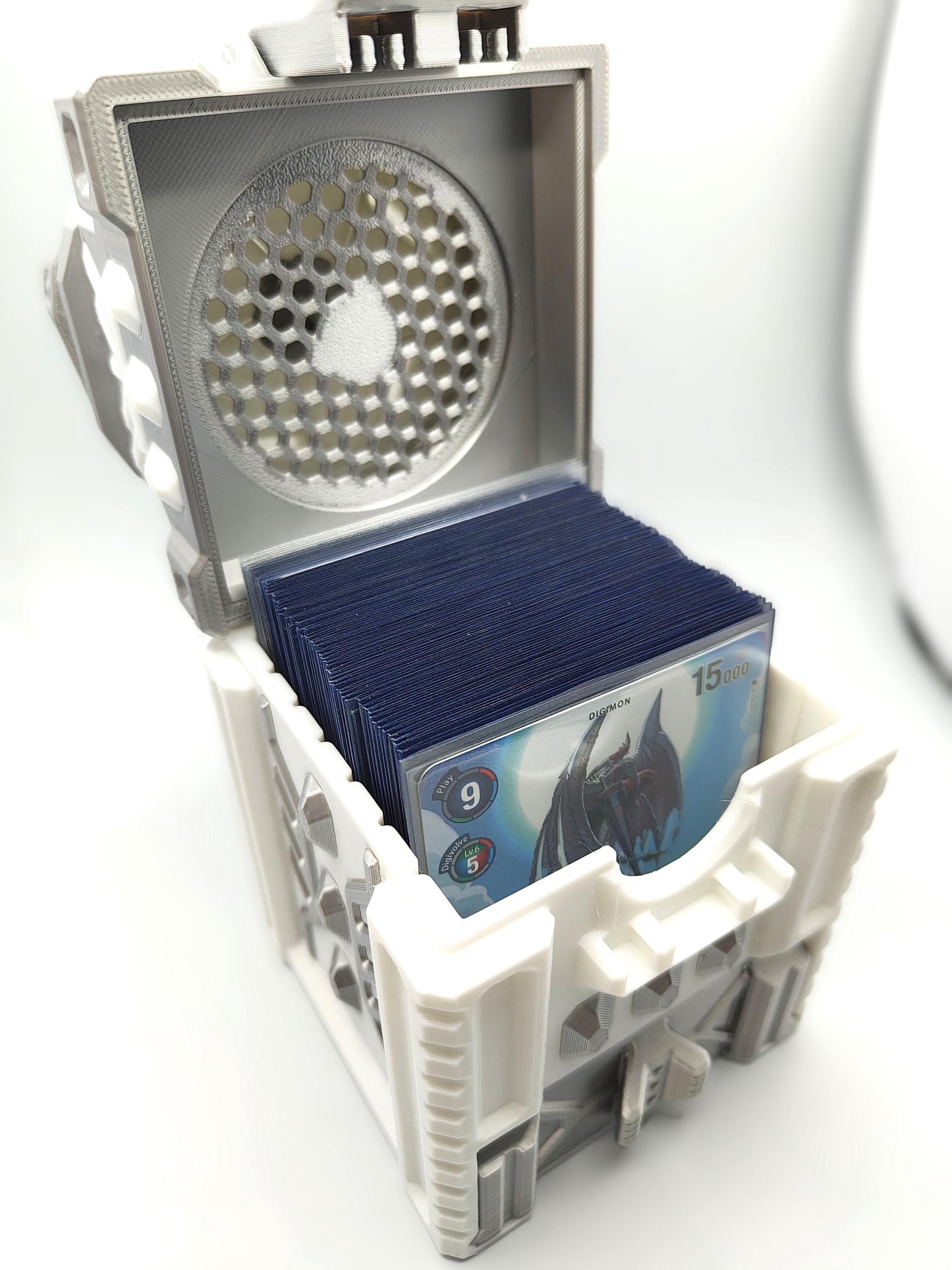 Mechanical Deck Box Dice Roller / Dice Storage Commander - Customisable 3D Printed