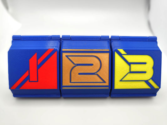 BBX Deck Box 3D Printed - Fits 3 Blades, Tournament Deck - Customise your own