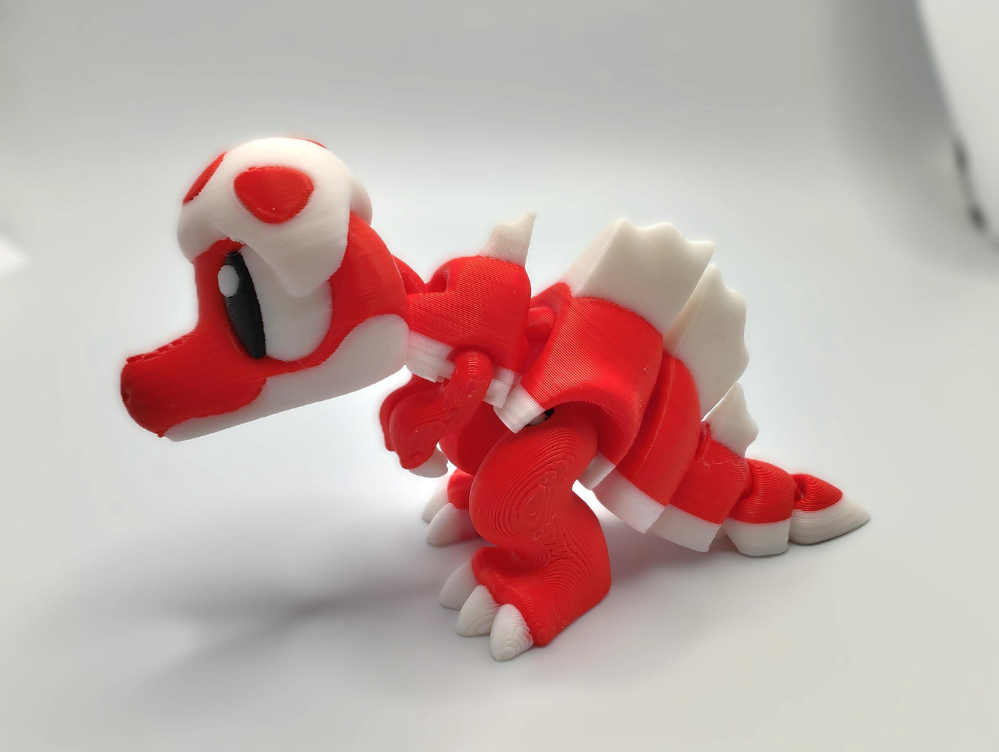 Articulated Dinosaur Fidget Dino Model Pocket Dinos – Flexible 3D Printed Dinosaurs