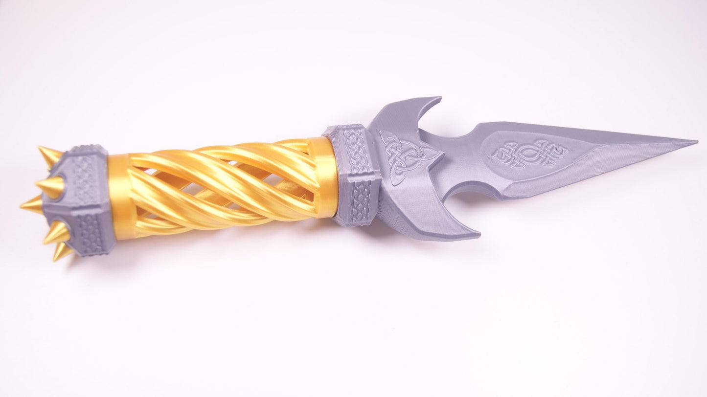 Medieval Weapon Dice Jail DnD Dice Jail – 3D Printed Dice Storage - 3d Printed Dagger Axe Morning Star