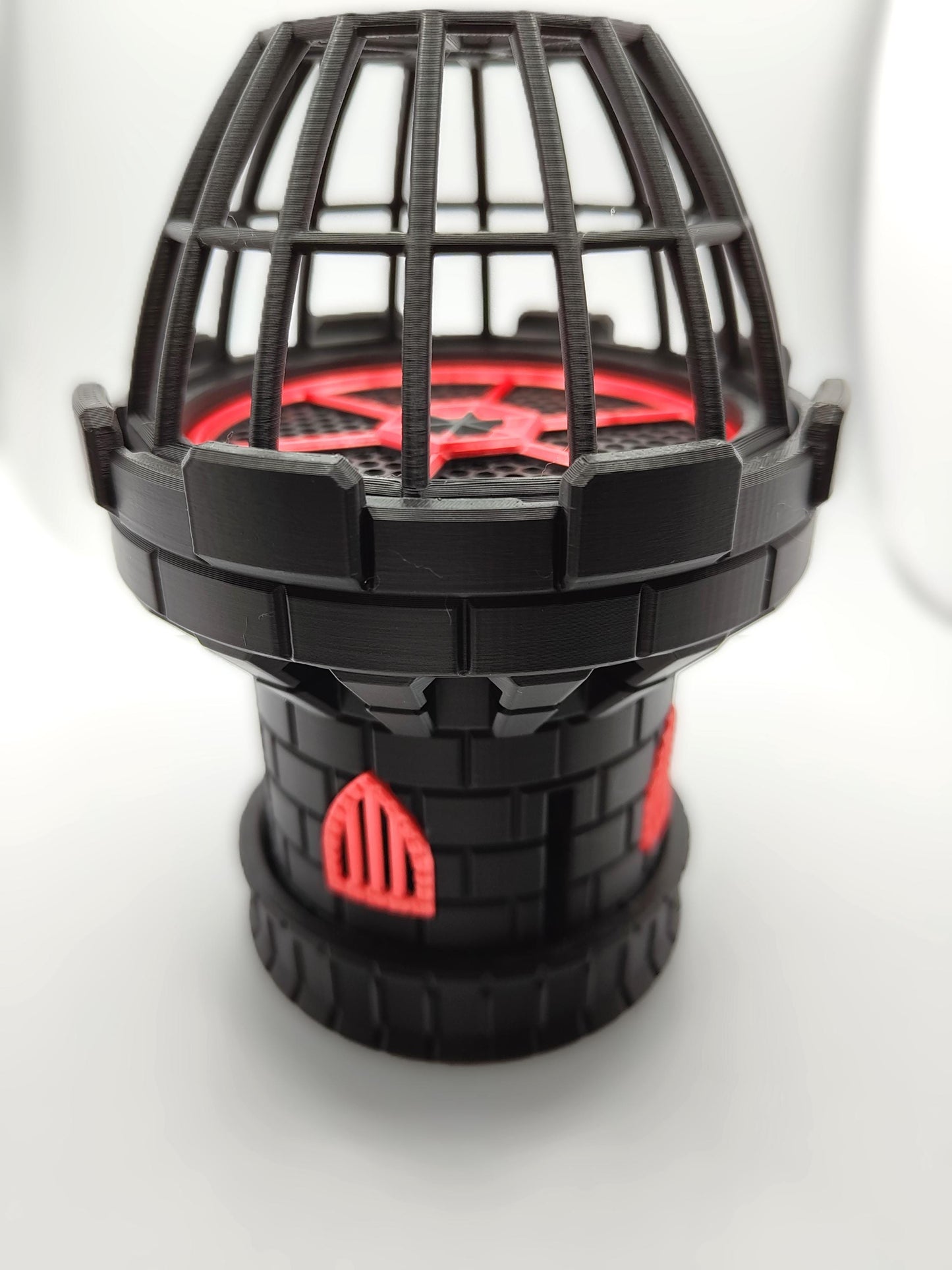 Mechanical Castle Dice Spinner – 3D Printed Interactive Spinning Mechanism