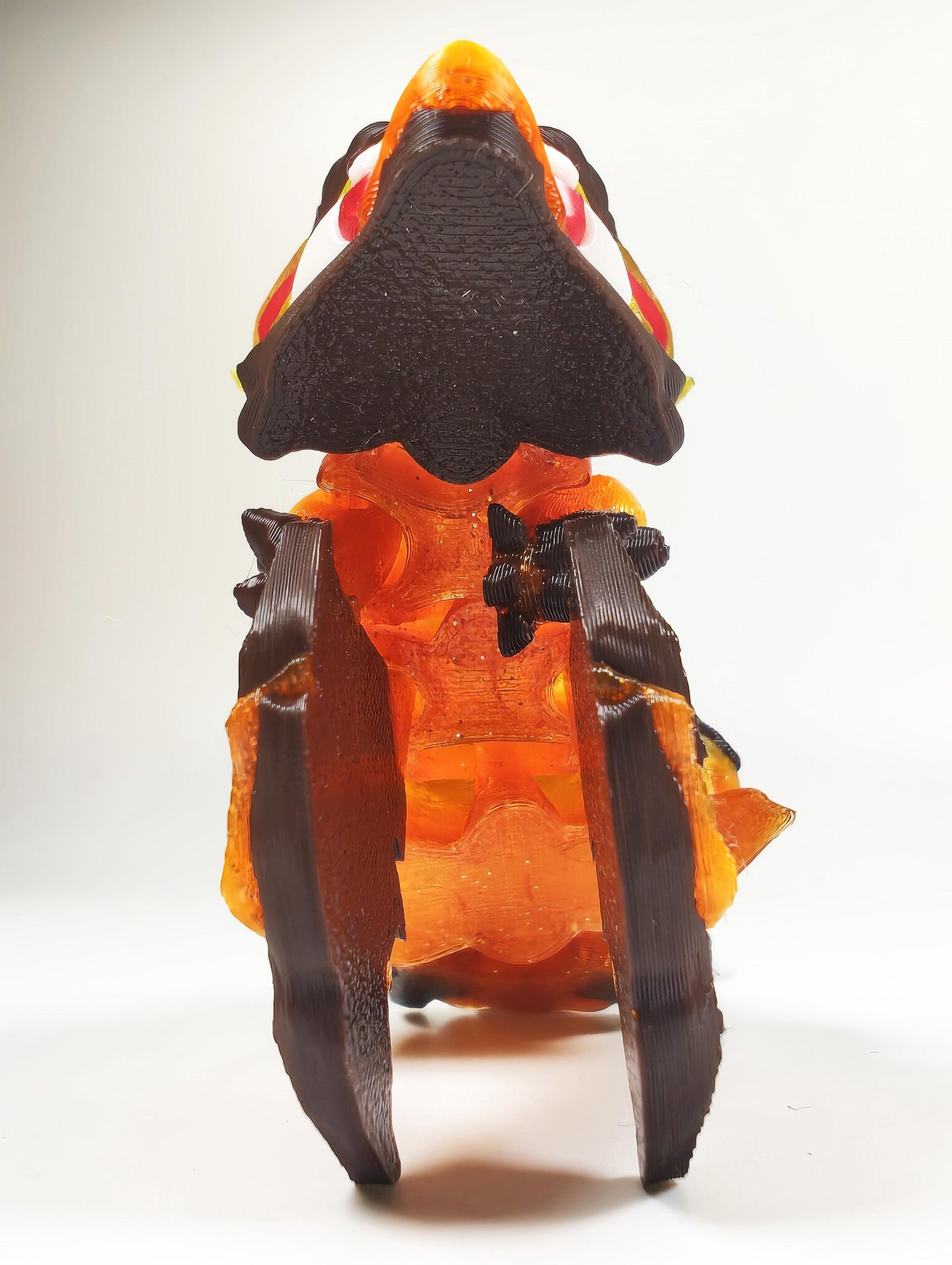 Articulated Dragon Fidget Collectable Volcano Dragon  - Pocket Animal Desk Pet - Lava Dragon and Storage Egg