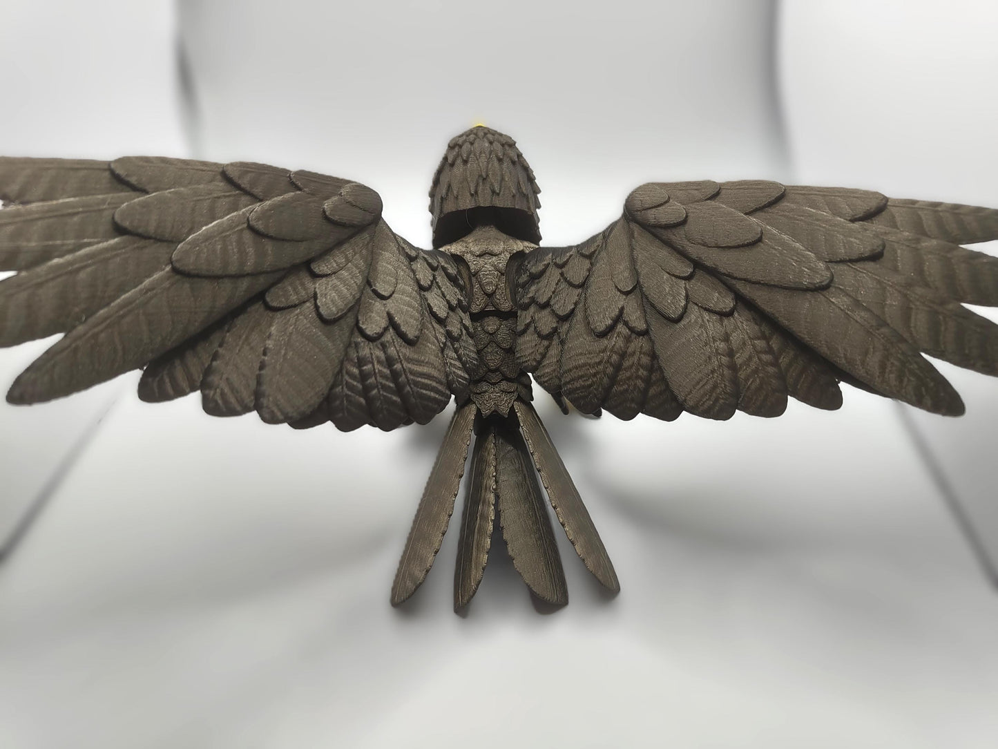 Articulated Golden Eagle Model 3D Printed Bird - Bird of Prey - Bird Ornament Display Item - Bird Fidget