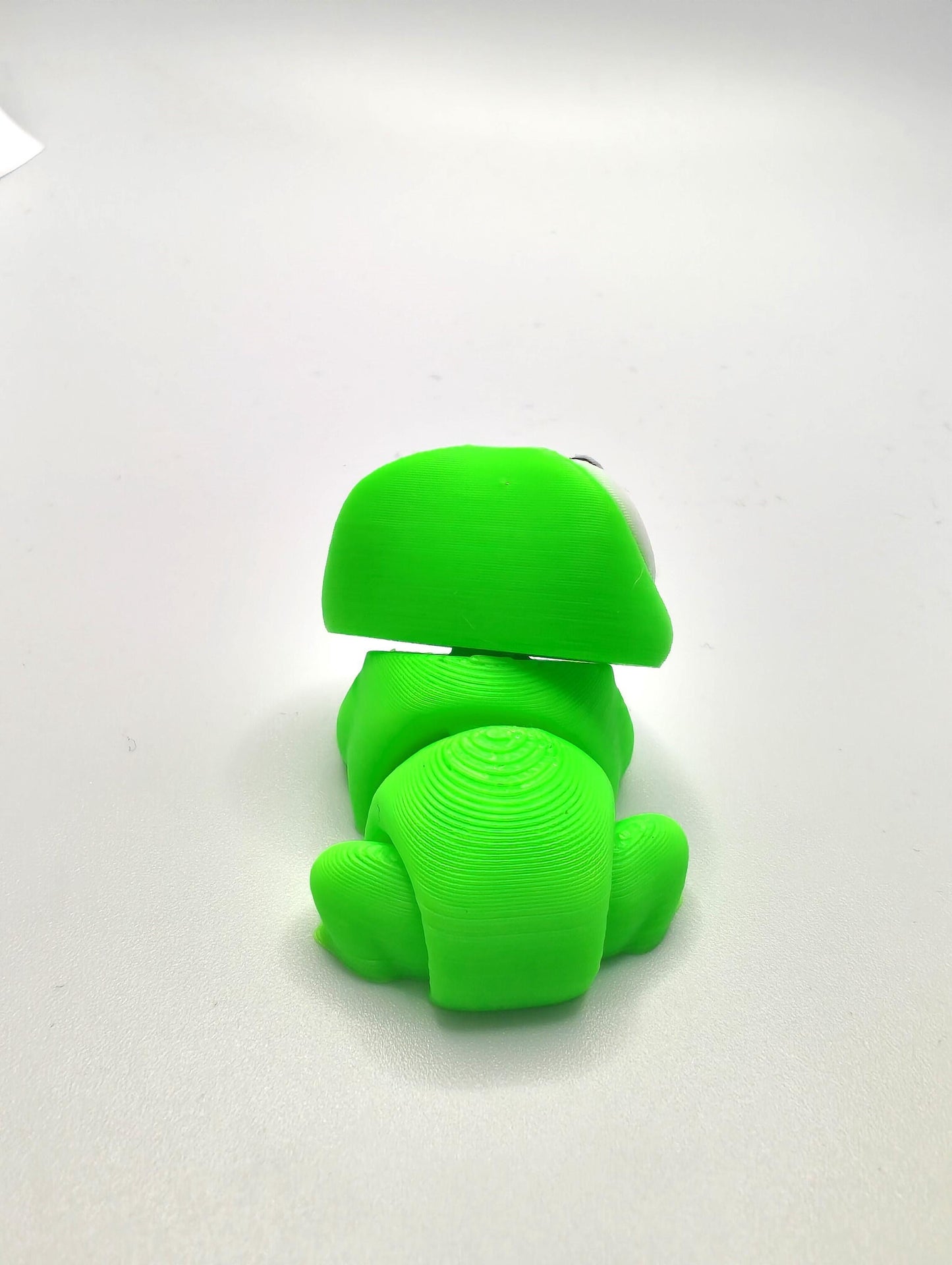 Articulated Frog Fidget Model – Flexible 3D Printed Frog - Pocket Animal – Sensory Desk Pet