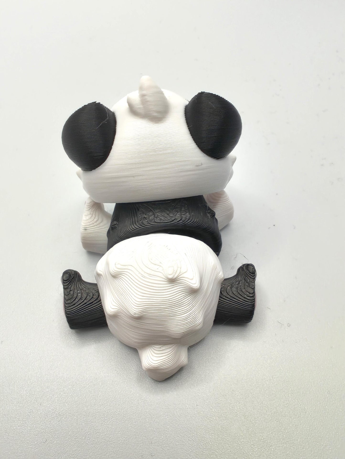 Articulated Panda Fidget Model – Flexible 3D Printed Panda - Pocket Animal – Sensory Desk Pet