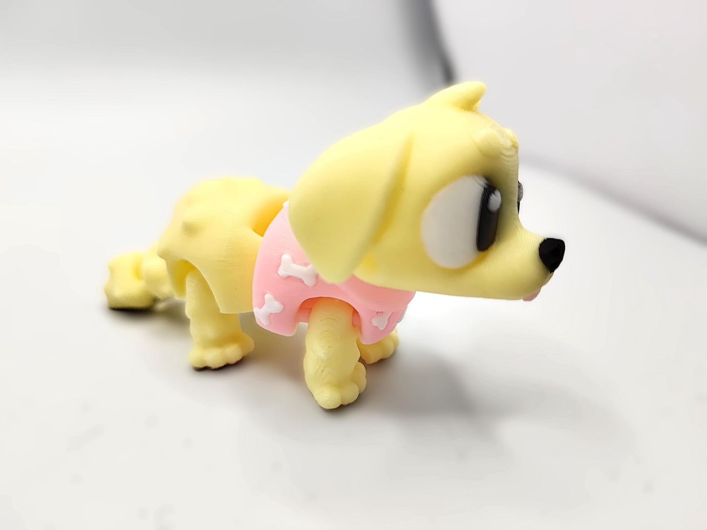 Articulated Dog Fidget Dachshund Golden Retriever Shiba Inu Yorkshire Terrier Corgi Beagle – Flexible 3D Printed Dogs – Sensory Desk Pet