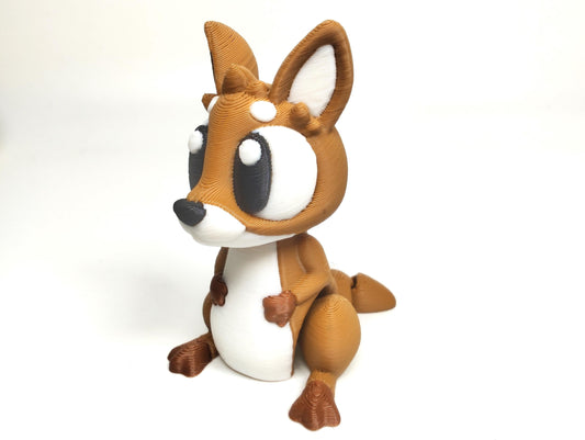 Articulated Kangaroo Fidget Model – Flexible Pocket Animal