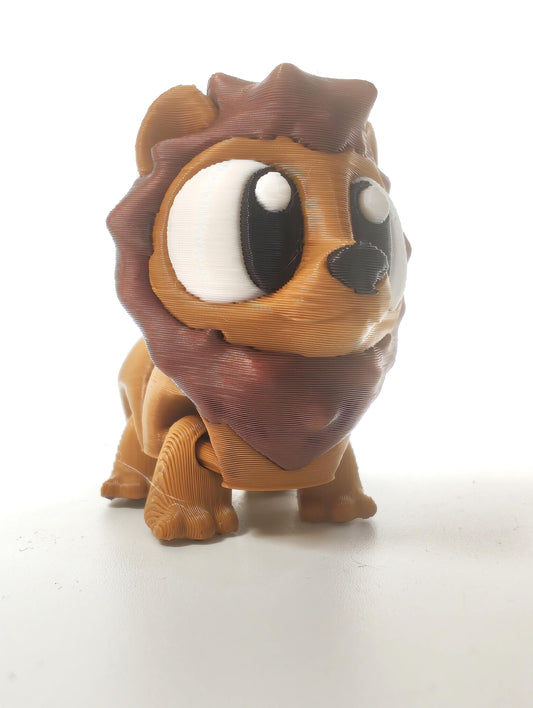 Articulated Lion Fidget Model – Flexible Pocket Animal