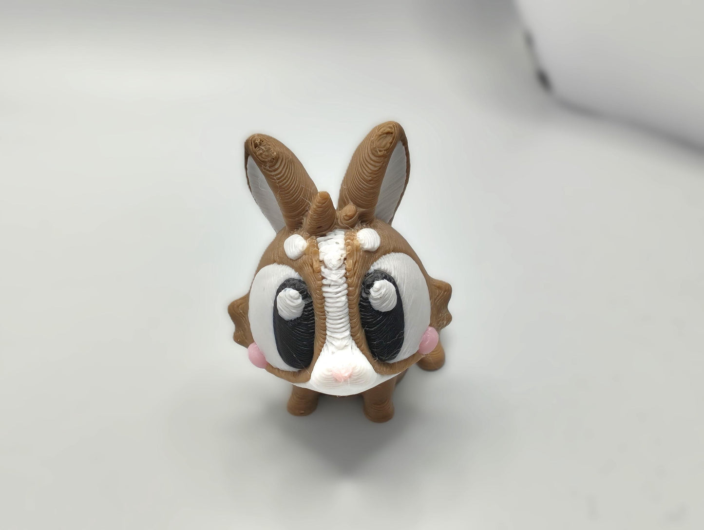 Articulated Rabbit Fidget Model – Flexible 3D Printed Rabbit - Pocket Animal – Sensory Desk Pet