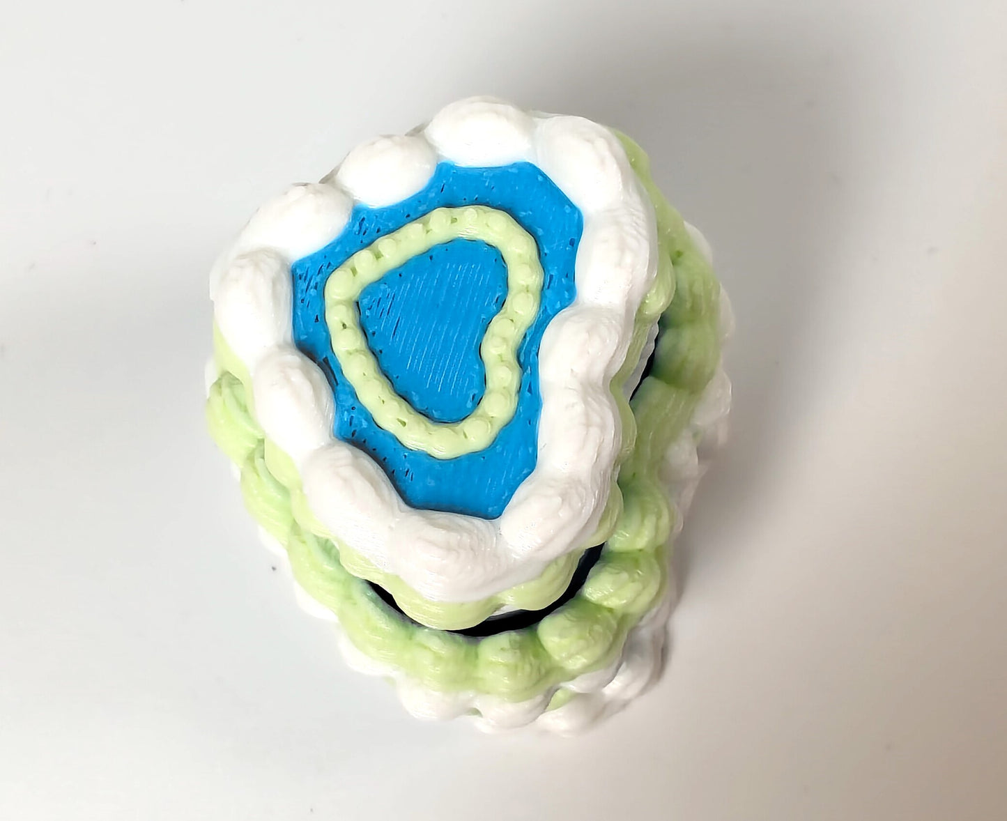 Blueberry Whip Cake Clicker – 3D Printed Heart-Shaped Cake Fidget Toy