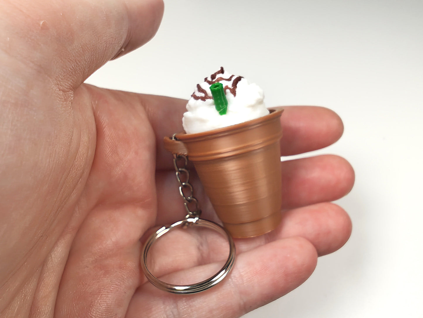 Chocolate Frappe Café Clicker – 3D Printed Frappe Coffee Fidget Toy