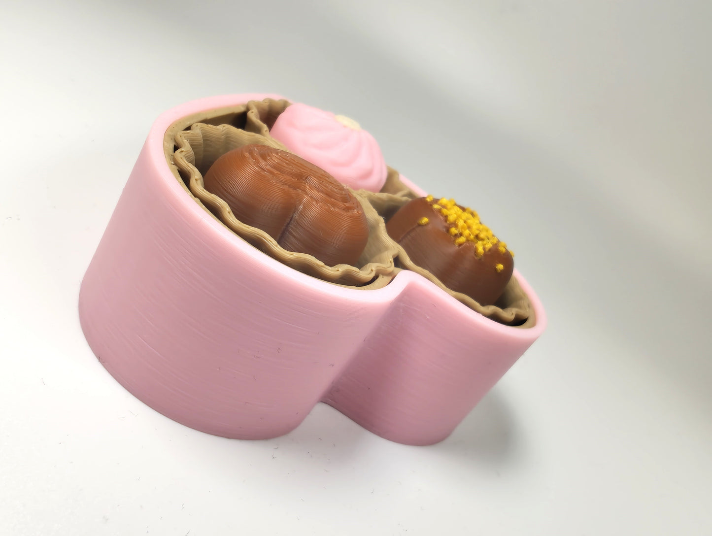 Chocolate Crush Triple Chocolate Clicker – 3D Printed Chocolate Box Fidget Toy