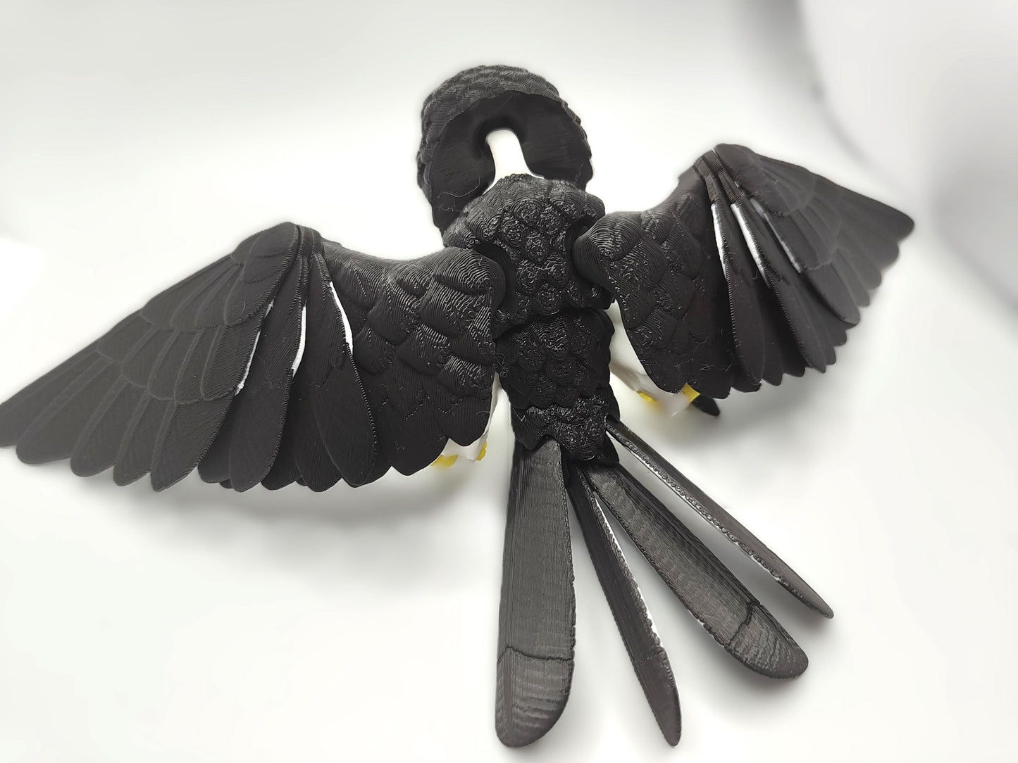 Articulated Peregrine Falcon Model 3D Printed Bird - Bird of Prey - Bird Ornament Display Item - Bird Fidget