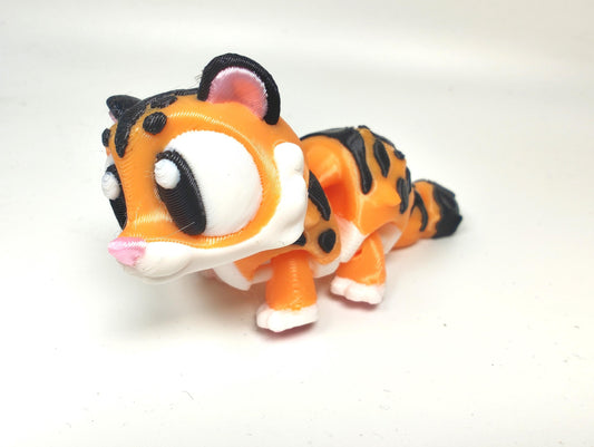 Articulated Tiger Fidget Model – Flexible Pocket Animal