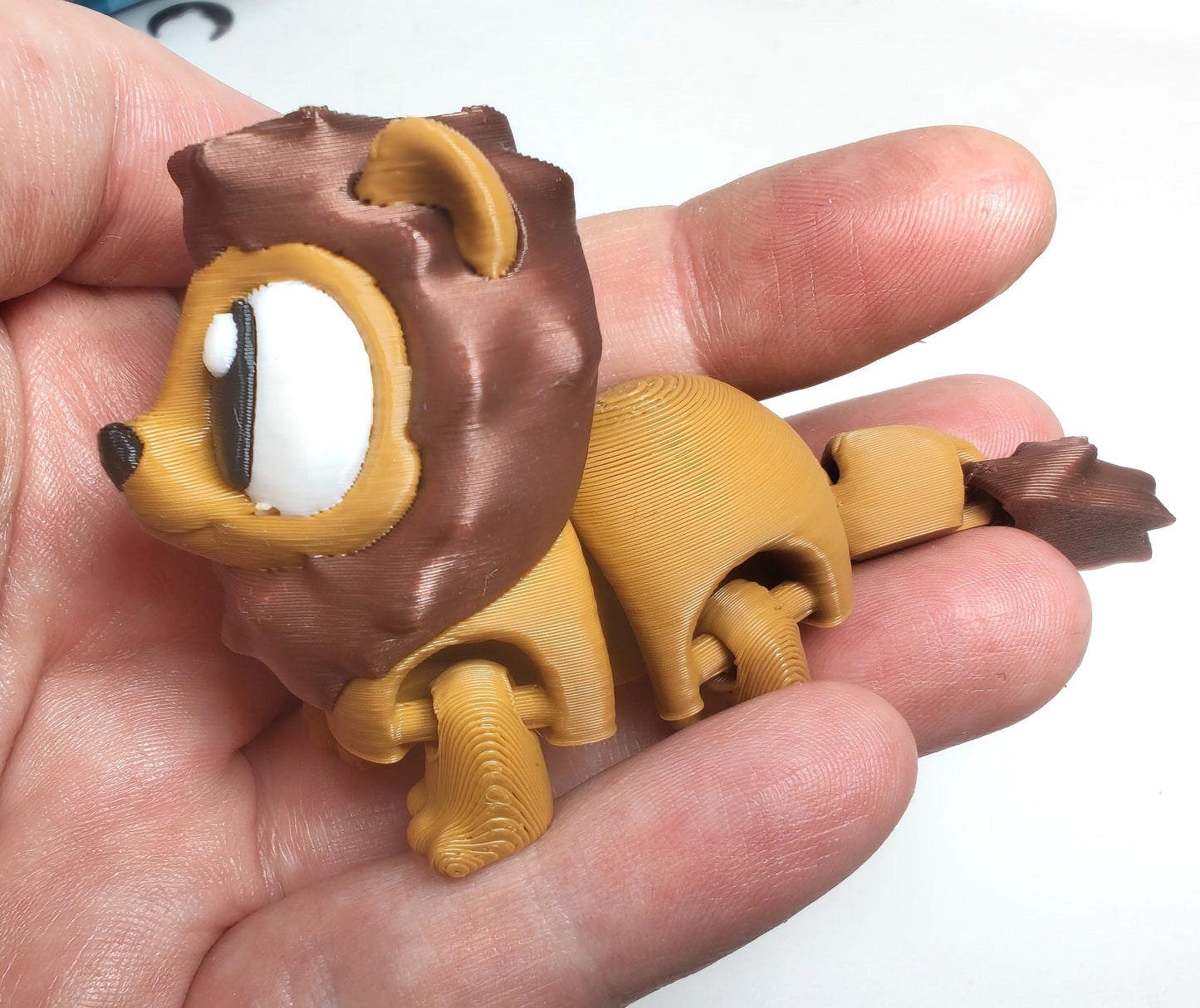 Articulated Lion Fidget Model – Flexible Pocket Animal
