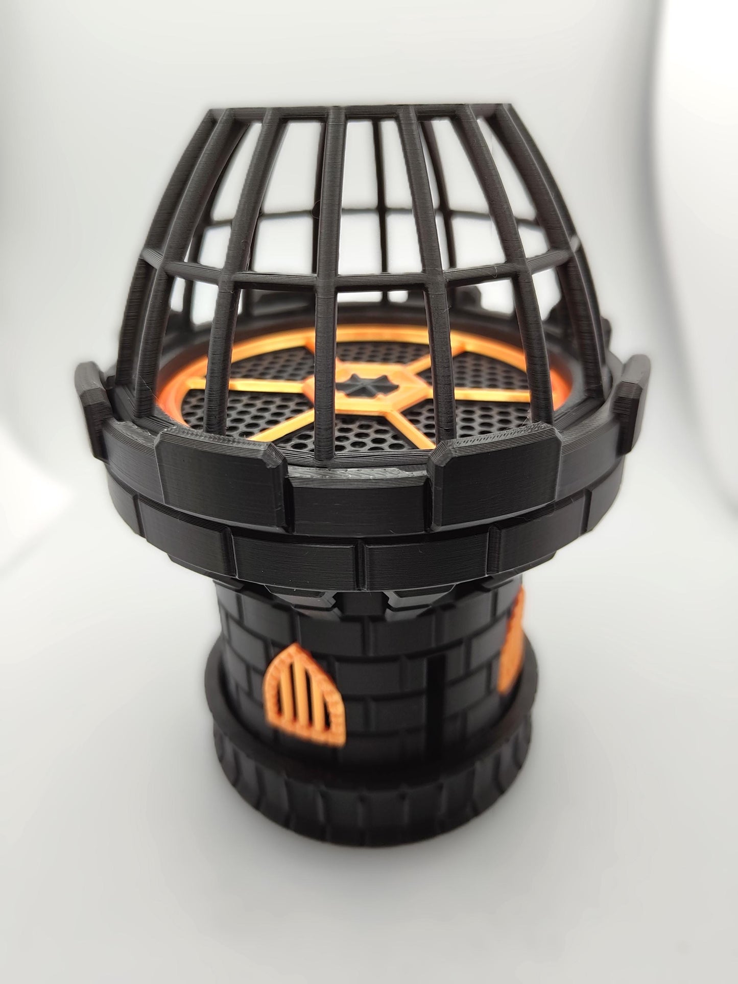 Mechanical Castle Dice Spinner – 3D Printed Interactive Spinning Mechanism