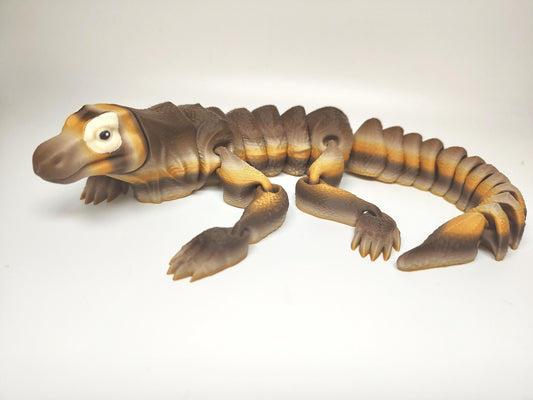 Articulated Komodo Dragon Fidget Model – 3D Printed Flexi Lizard