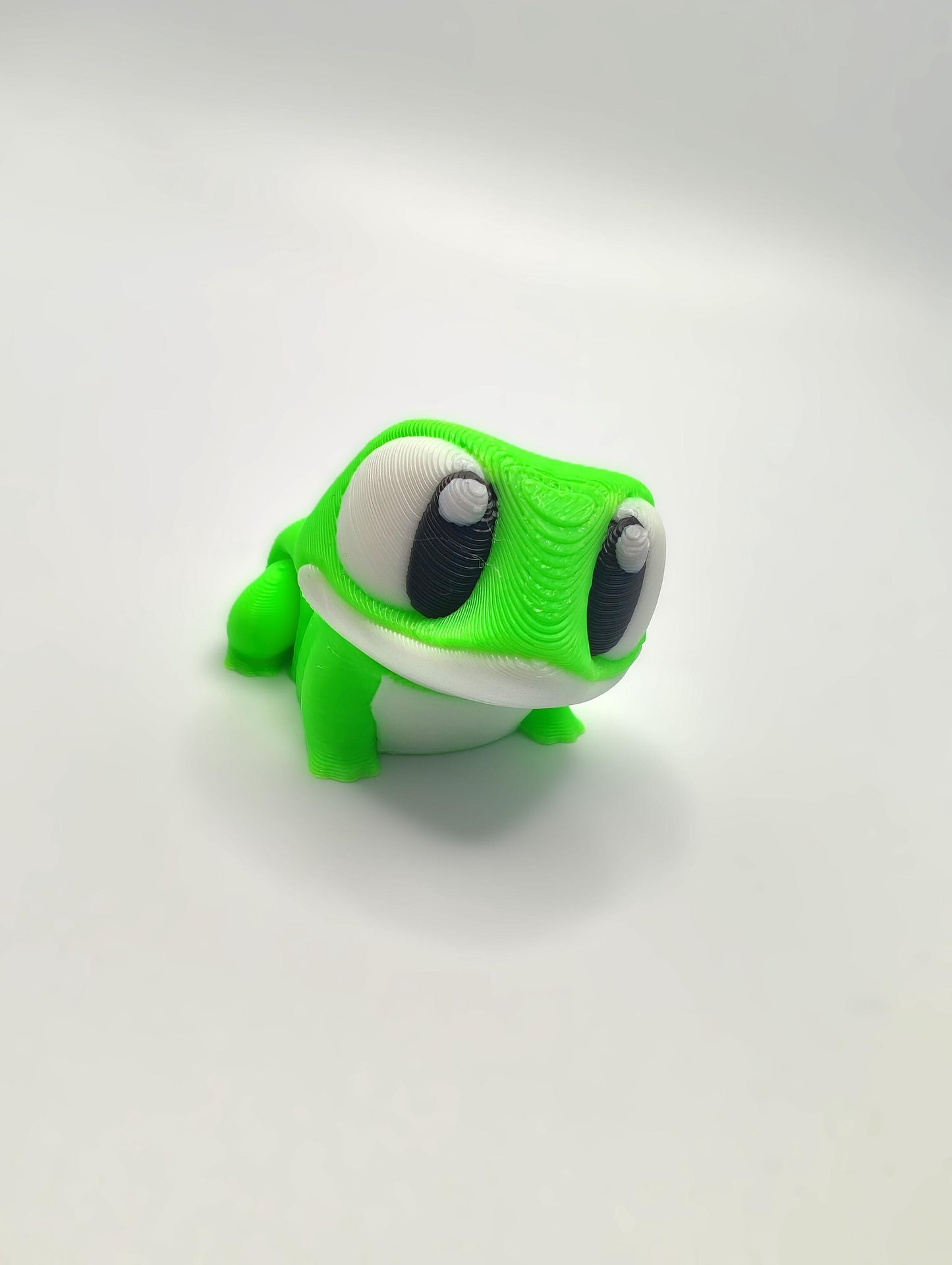 Articulated Frog Fidget Model – Flexible 3D Printed Frog - Pocket Animal – Sensory Desk Pet