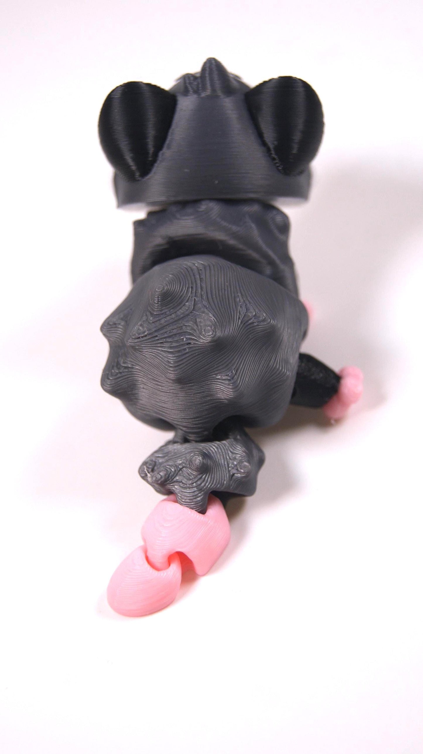 Articulated Opossum Fidget Model – Flexible 3D Printed Opossum Pocket Animal – Sensory Desk Pet