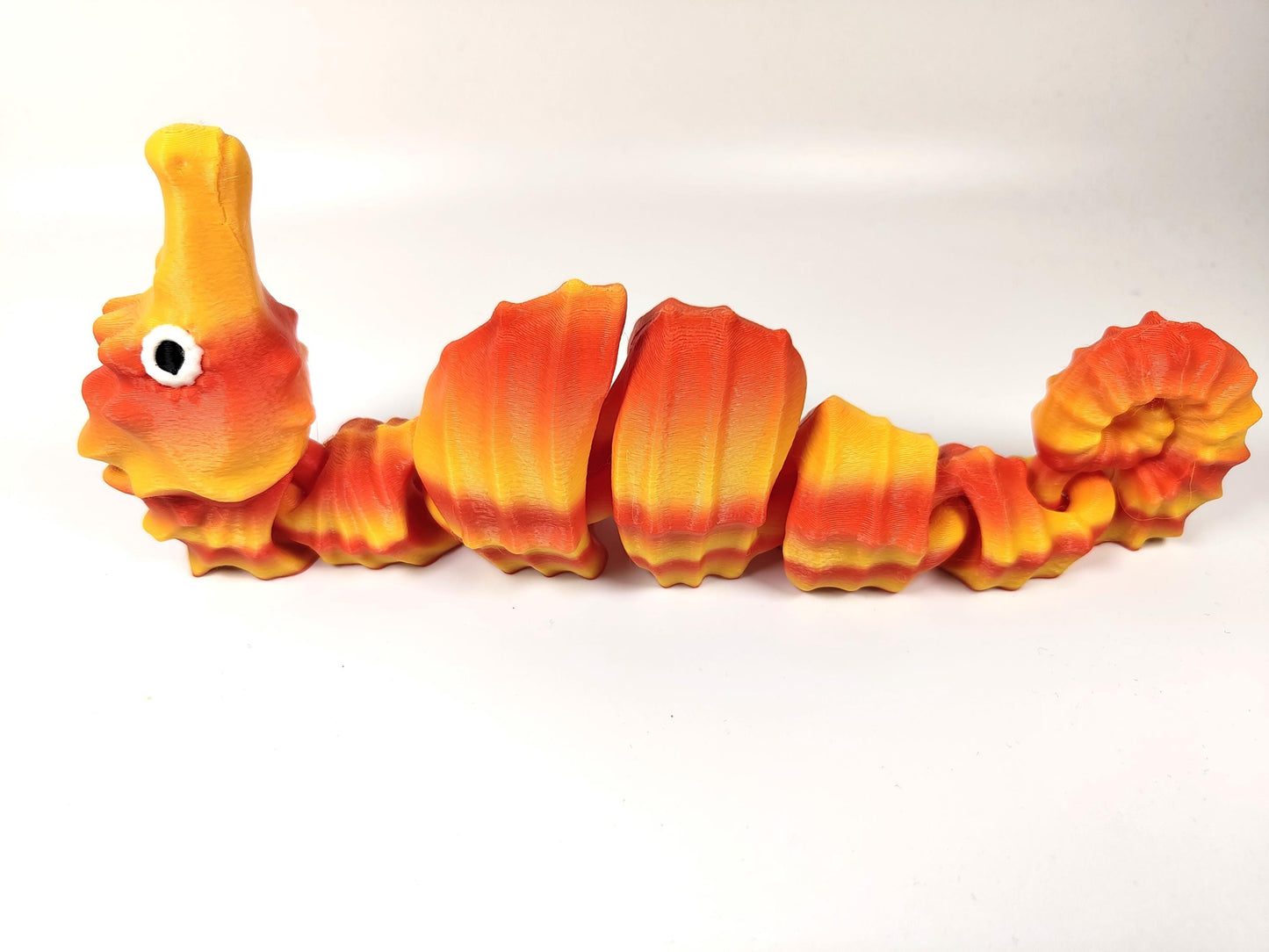 Articulated Seahorse Fidget Model – 3D Printed Flexi Seahorse Large or Mini