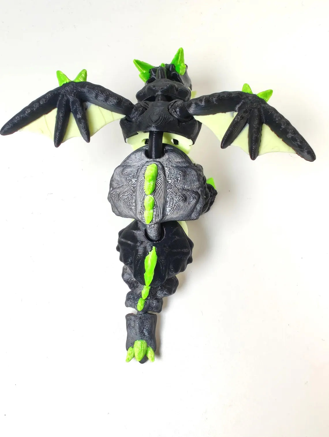 Articulated Gamma Crystal Dragon – 3D Printed Dragon Fidget 3D Printed Trex Dragon - Crystal Dino Dragon Fidget Exclusive Original