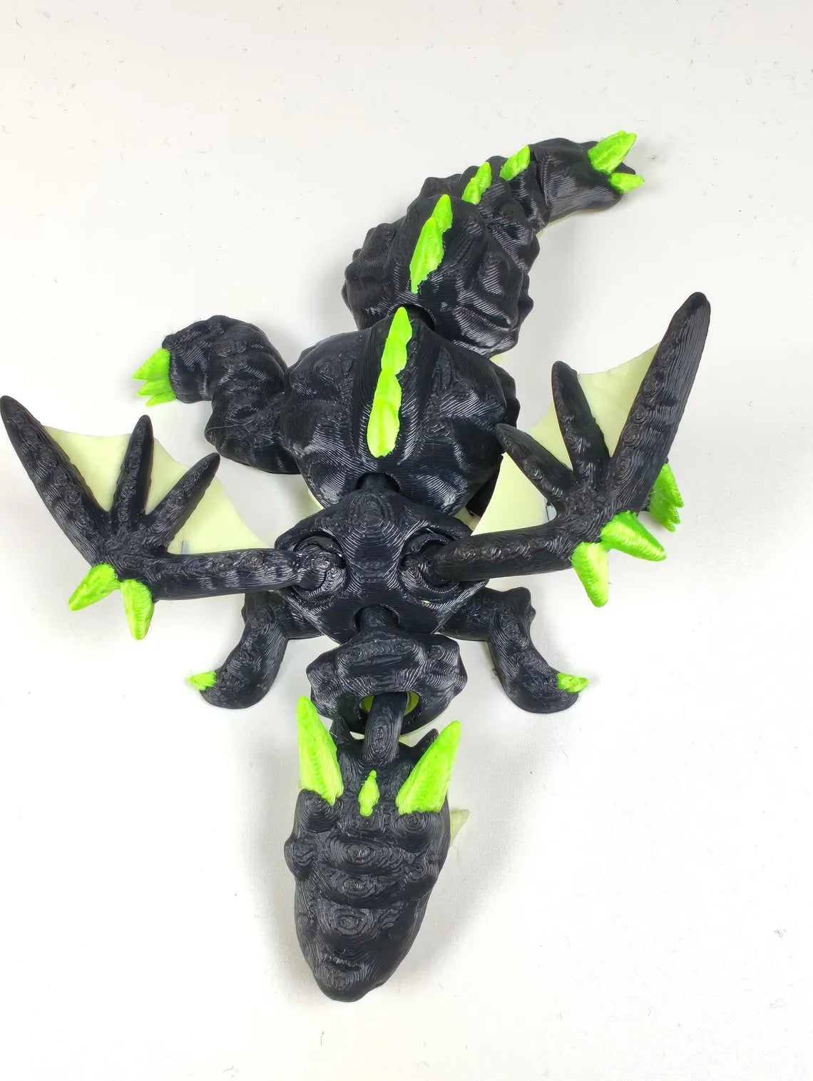 Articulated Gamma Crystal Dragon – 3D Printed Dragon Fidget 3D Printed Trex Dragon - Crystal Dino Dragon Fidget Exclusive Original
