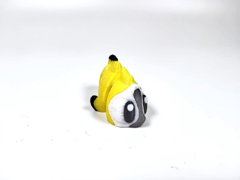Articulated Angelfish Fidget Model – Flexible 3D Printed Angelfish Pocket Animal – Sensory Desk Pet